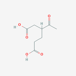 molecular formula C8H12O5 B3255541 3-乙酰己二酸 CAS No. 256352-91-7