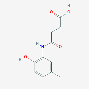 4-(2-Hydroxy-5-methylanilino)-4-oxobutanoic acid