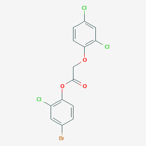 4-Bromo-2-chlorophenyl (2,4-dichlorophenoxy)acetate