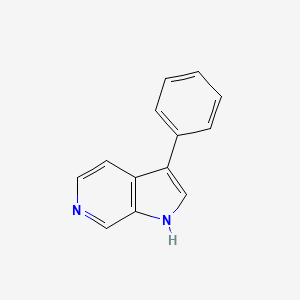 molecular formula C13H10N2 B3255653 3-苯基-1H-吡咯并[2,3-c]吡啶 CAS No. 25797-05-1