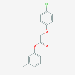 molecular formula C15H13ClO3 B325567 3-Methylphenyl (4-chlorophenoxy)acetate 