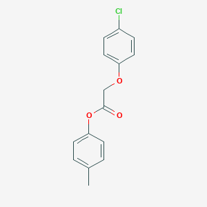 molecular formula C15H13ClO3 B325568 4-Methylphenyl (4-chlorophenoxy)acetate 