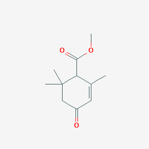 molecular formula C11H16O3 B3255687 Methyl 2,6,6-trimethyl-4-oxocyclohex-2-enecarboxylate CAS No. 25849-65-4