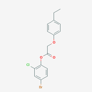 4-Bromo-2-chlorophenyl (4-ethylphenoxy)acetate