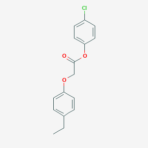 molecular formula C16H15ClO3 B325570 4-Chlorophenyl (4-ethylphenoxy)acetate 