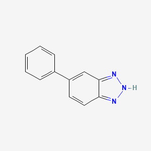 molecular formula C12H9N3 B3255702 5-Phenyl-1H-benzo[d][1,2,3]triazole CAS No. 25877-73-0