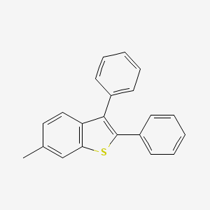 molecular formula C21H16S B3255747 6-Methyl-2,3-diphenylbenzo[b]thiophene CAS No. 25935-97-1