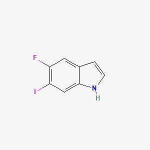 molecular formula C8H5FIN B3255792 5-fluoro-6-iodo-1H-indole CAS No. 259860-35-0