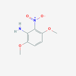 molecular formula C8H10N2O4 B3255800 3,6-二甲氧基-2-硝基苯胺 CAS No. 26002-57-3