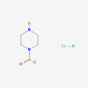 molecular formula C5H11ClN2O B3255824 Piperazin-1-yl-methanone hydrochloride CAS No. 260252-88-8
