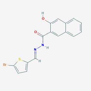 N'-[(5-bromo-2-thienyl)methylene]-3-hydroxy-2-naphthohydrazide