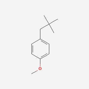 molecular formula C12H18O B3255887 1-(2,2-Dimethylpropyl)-4-methoxybenzene CAS No. 26110-92-9