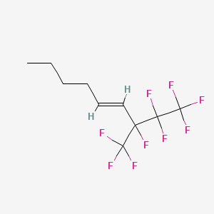molecular formula C10H11F9 B3255925 1,1,1,2,2,3-Hexafluoro-3-trifluoromethylnon-4-ene CAS No. 261503-78-0