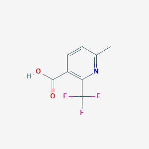 molecular formula C8H6F3NO2 B3255927 6-Methyl-2-trifluoromethylpyridin-3-ylcarboxylic acid CAS No. 261635-97-6