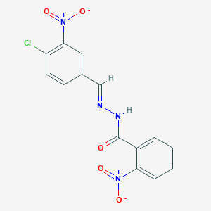 N'-(4-chloro-3-nitrobenzylidene)-2-nitrobenzohydrazide