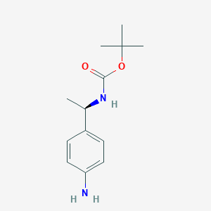 (R)-tert-butyl 1-(4-aminophenyl)ethylcarbamate