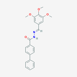 N'-(3,4,5-trimethoxybenzylidene)[1,1'-biphenyl]-4-carbohydrazide