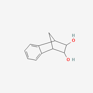 molecular formula C11H12O2 B3256053 1,2,3,4-Tetrahydro-1,4-methano-naphthalene-2,3-diol CAS No. 26326-70-5