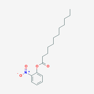 molecular formula C18H27NO4 B3256089 2-Nitrophenyl laurate CAS No. 2639-52-3