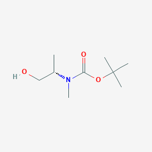 molecular formula C9H19NO3 B3256099 N-Boc-(S)-2-(methylamino)propan-1-ol CAS No. 264128-48-5