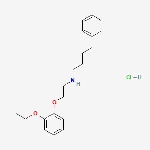 molecular formula C20H28ClNO2 B3256105 N-(2-(2-Ethoxyphenoxy)ethyl)-4-phenylbutan-1-amine hydrochloride CAS No. 264185-75-3