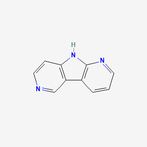 molecular formula C10H7N3 B3256117 9h-Pyrrolo[2,3-b:4,5-c']dipyridine CAS No. 26422-85-5