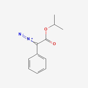 molecular formula C11H12N2O2 B3256153 Methylethyl phenyldiazoacetate CAS No. 264882-04-4