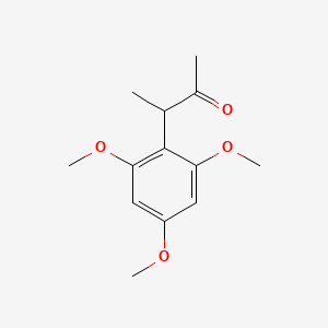 molecular formula C13H18O4 B3256194 3-(2,4,6-Trimethoxyphenyl)butan-2-one CAS No. 26537-69-9