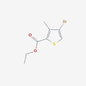molecular formula C8H9BrO2S B3256207 Ethyl 4-bromo-3-methylthiophene-2-carboxylate CAS No. 265652-37-7