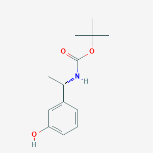 molecular formula C13H19NO3 B3256238 Tert-butyl [(1S)-1-(3-hydroxyphenyl)ethyl]carbamate CAS No. 266369-42-0