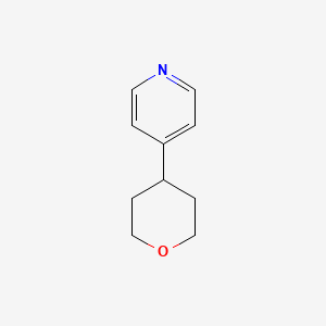 molecular formula C10H13NO B3256267 4-(四氢-2H-吡喃-4-基)吡啶 CAS No. 26684-56-0