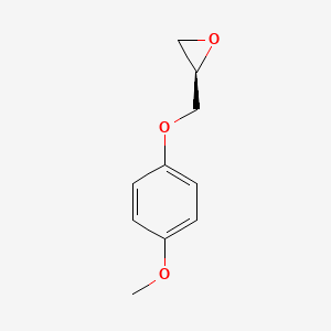 molecular formula C10H12O3 B3256283 (2r)-2-[(4-Methoxyphenoxy)methyl]oxirane CAS No. 26744-15-0