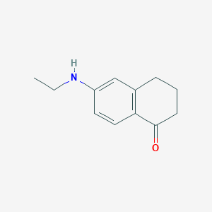 molecular formula C12H15NO B3256284 6-(ethylamino)-3,4-dihydronaphthalen-1(2H)-one CAS No. 26751-56-4