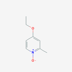 molecular formula C8H11NO2 B3256365 4-Ethoxy-2-methyl-pyridine-1-oxide CAS No. 26883-31-8