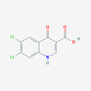 6,7-Dichloro-4-hydroxyquinoline-3-carboxylic acid