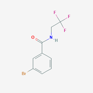 molecular formula C9H7BrF3NO B3256395 3-溴-N-(2,2,2-三氟乙基)苯甲酰胺 CAS No. 26930-20-1