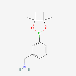 molecular formula C13H20BNO2 B3256405 (3-(4,4,5,5-四甲基-1,3,2-二氧杂硼环-2-基)苯基)甲胺 CAS No. 269410-09-5