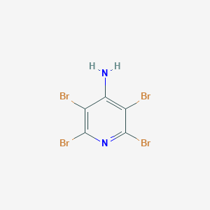 molecular formula C5H2Br4N2 B3256411 2,3,5,6-Tetrabromopyridin-4-amine CAS No. 26943-06-6