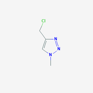 molecular formula C4H6ClN3 B3256427 4-(Chloromethyl)-1-methyl-1H-1,2,3-triazole CAS No. 269726-46-7