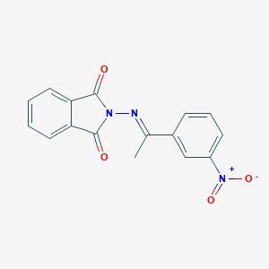 molecular formula C16H11N3O4 B325644 2-[(1-{3-nitrophenyl}ethylidene)amino]-1H-isoindole-1,3(2H)-dione 