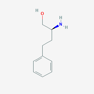 molecular formula C10H15NO B3256455 (2S)-2-amino-4-phenyl-1-butanol CAS No. 27038-09-1