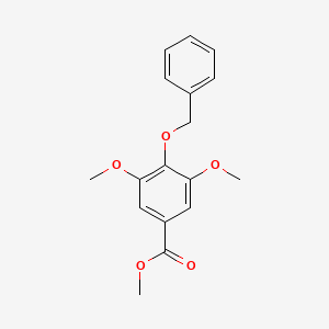 molecular formula C17H18O5 B3256466 Methyl 4-(benzyloxy)-3,5-dimethoxybenzoate CAS No. 27065-65-2