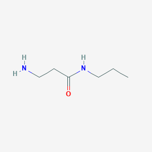 molecular formula C6H14N2O B3256511 3-amino-N-propylpropanamide CAS No. 271591-60-7