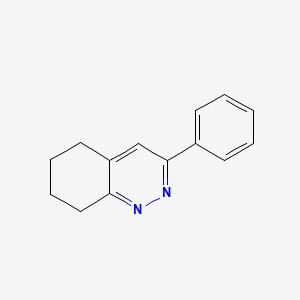 molecular formula C14H14N2 B3256512 3-Phenyl-5,6,7,8-tetrahydrocinnoline CAS No. 27219-25-6