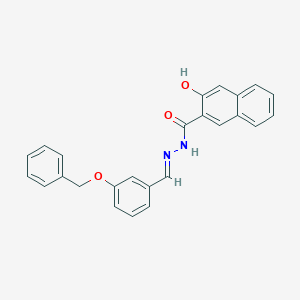 N'-[3-(benzyloxy)benzylidene]-3-hydroxy-2-naphthohydrazide