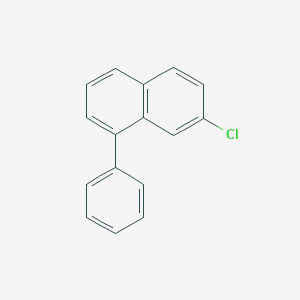 molecular formula C16H11Cl B3256575 7-Chloro-1-phenylnaphthalene CAS No. 27331-40-4