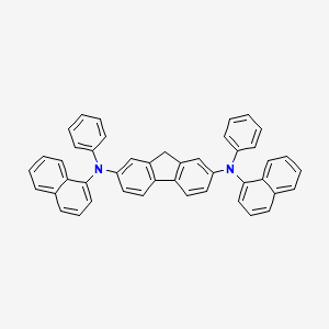 molecular formula C45H32N2 B3256577 N2,N7-Di(naphthalen-1-yl)-N2,N7-diphenyl-9H-fluorene-2,7-diamine CAS No. 273381-61-6
