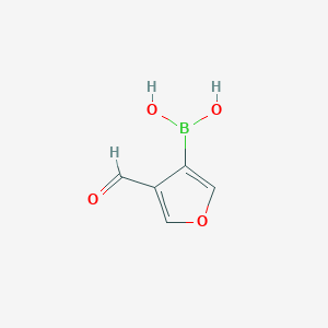 molecular formula C5H5BO4 B3256585 (4-Formylfuran-3-yl)boronic acid CAS No. 27339-36-2
