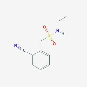 molecular formula C10H12N2O2S B3256594 1-(2-cyanophenyl)-N-ethylmethanesulfonamide CAS No. 27350-14-7