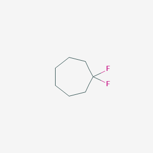 molecular formula C7H12F2 B3256595 1,1-二氟环庚烷 CAS No. 27371-42-2